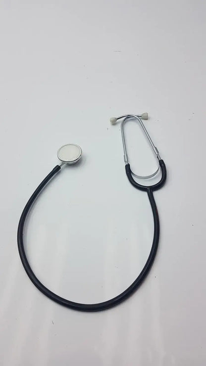 Professional Dual Head Student Doctor Nurse Classical Stethoscope Black