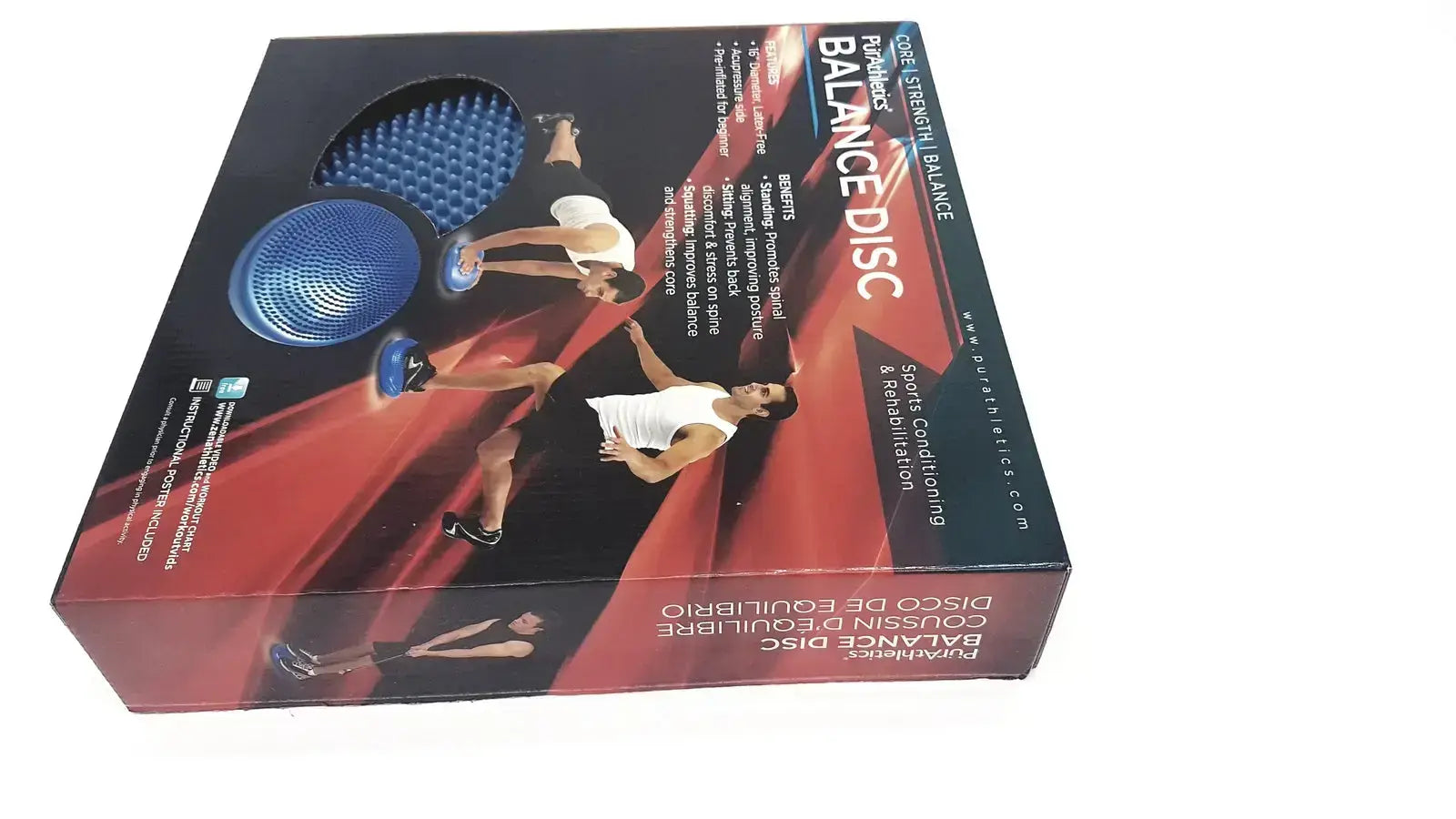 PurAthletics Balance Disc 16’’ Diameter Latex-Free