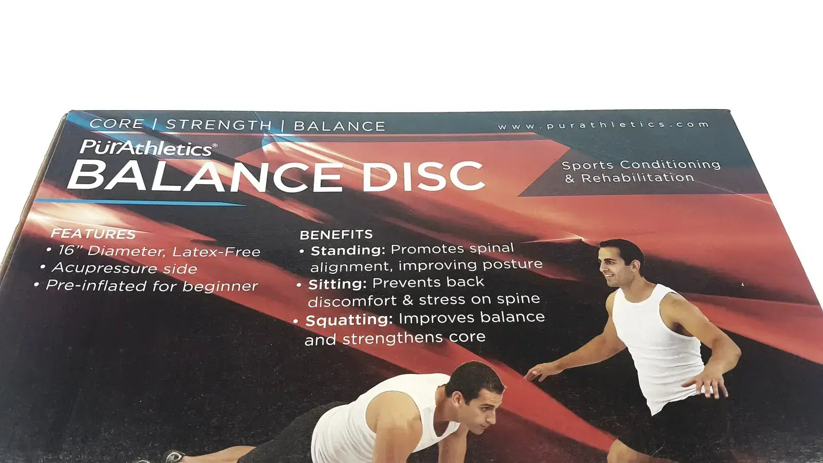 PurAthletics Balance Disc 16’’ Diameter Latex-Free