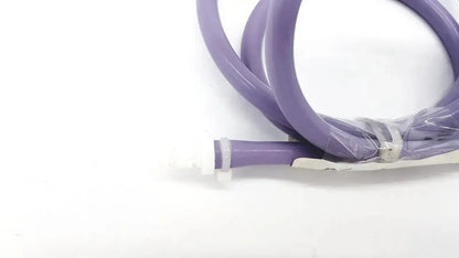 Purple color pressure water mini pipe with purple silicone tubing and white plastic connector for pressure water use