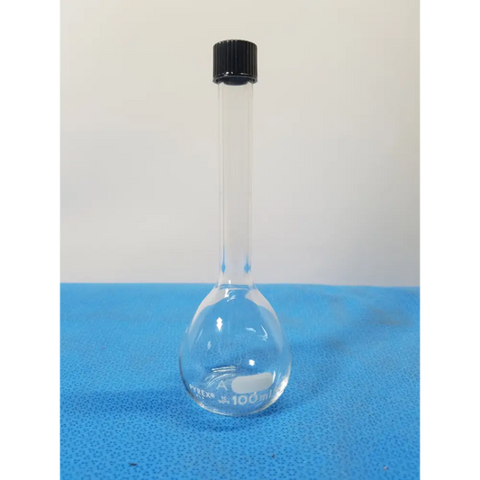 Pyrex 100 mL Round Bottom Kjeldahl Flask with Stopper – Borosilicate Laboratory