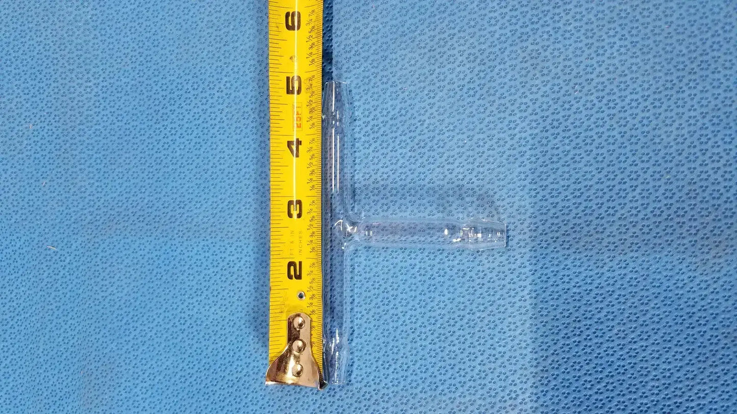 PYREX 12MM Borosilicate Glass Tubing Connector for Laboratory Applications