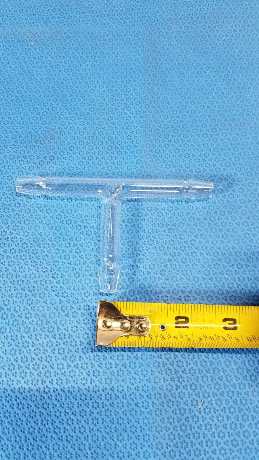 Pyrex 12mm Constricted ’T’ Borosilicate Tubing Connector – Laboratory Glassware
