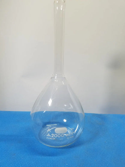Pyrex 2000 mL Volumetric Flask – Borosilicate Laboratory Glassware