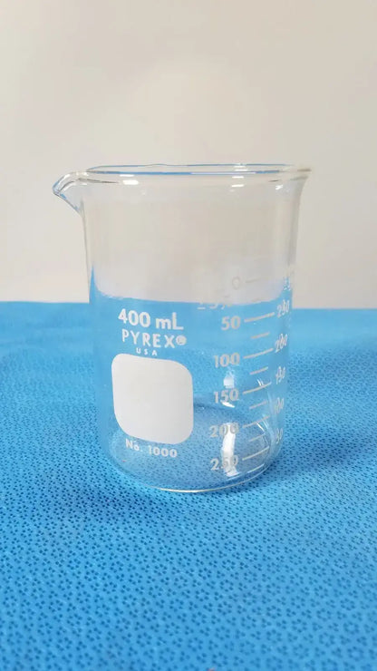PYREX 400 mL Glass Beaker Griffin Low Form Heavy-Duty Laboratory Ware