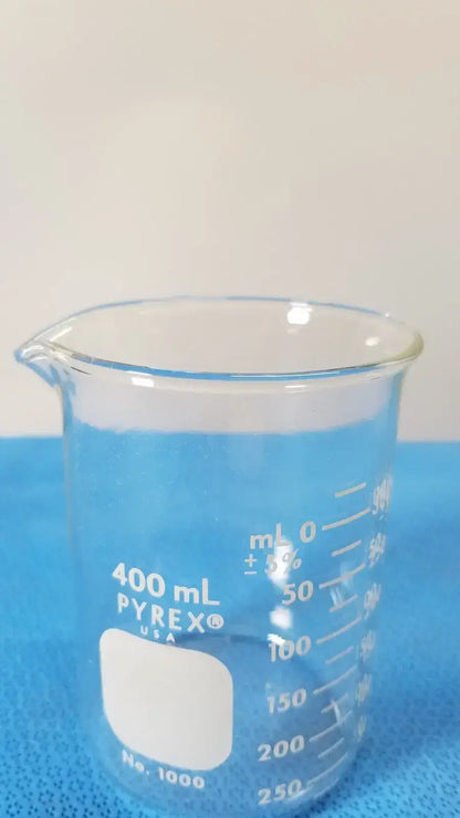 PYREX 400 mL Glass Beaker Griffin Low Form Heavy-Duty Laboratory Ware