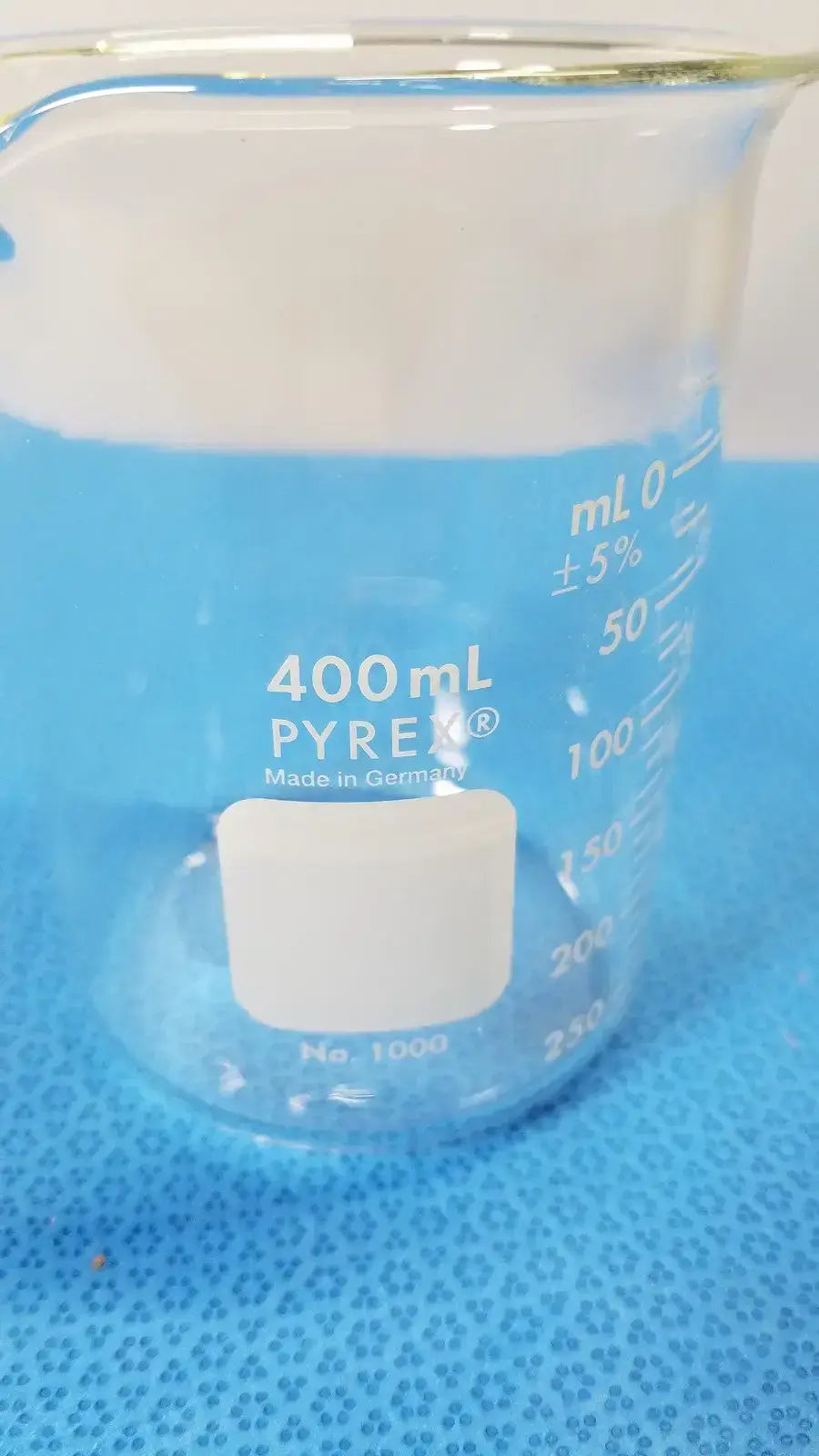 PYREX 400mL Griffin Beaker Low Form Heavy Duty Lab Glassware - Laboratory