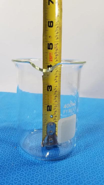 PYREX 400mL Griffin Beaker Low Form Heavy Duty Lab Glassware - Laboratory