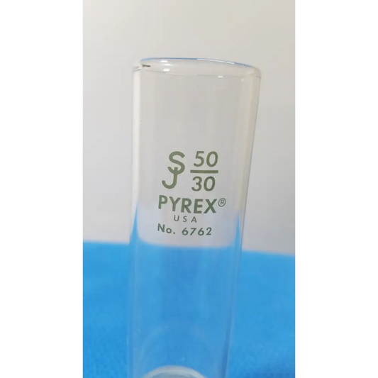 PYREX 50/30 Ball Ground Joint with Ribs – Borosilicate Lab Glass Connector - Laboratory Glassware Part