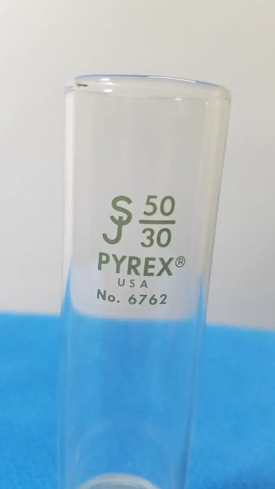 PYREX 50/30 Ball Ground Joint with Ribs – Borosilicate Lab Glass Connector - Laboratory Glassware Part