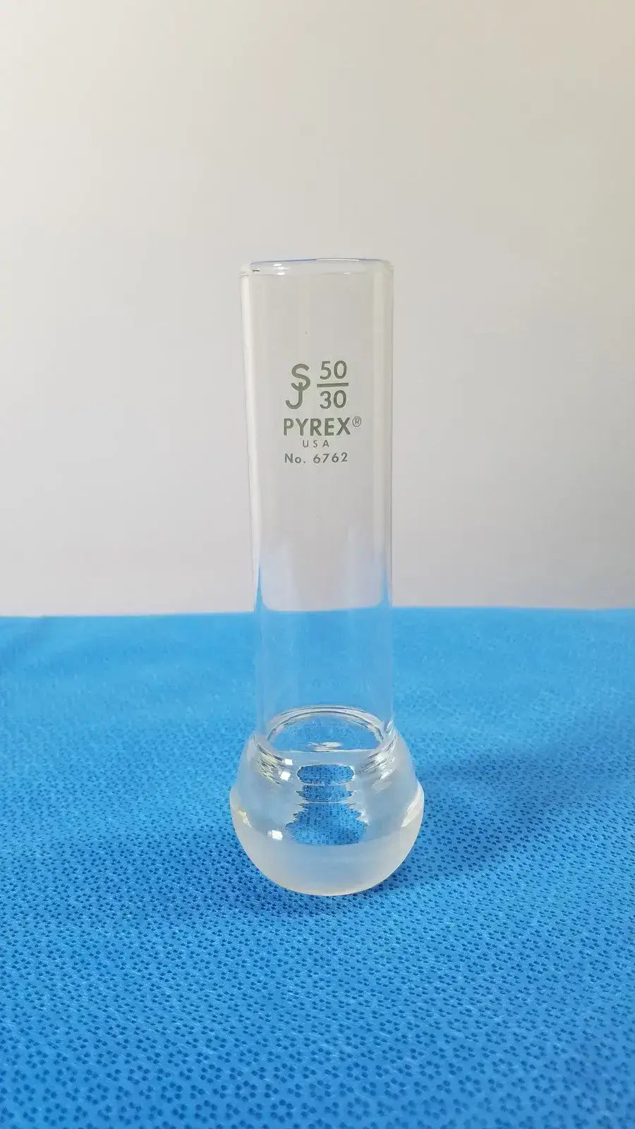 PYREX 50/30 Ball Ground Joint with Ribs – Borosilicate Lab Glass Connector - Laboratory Glassware Part