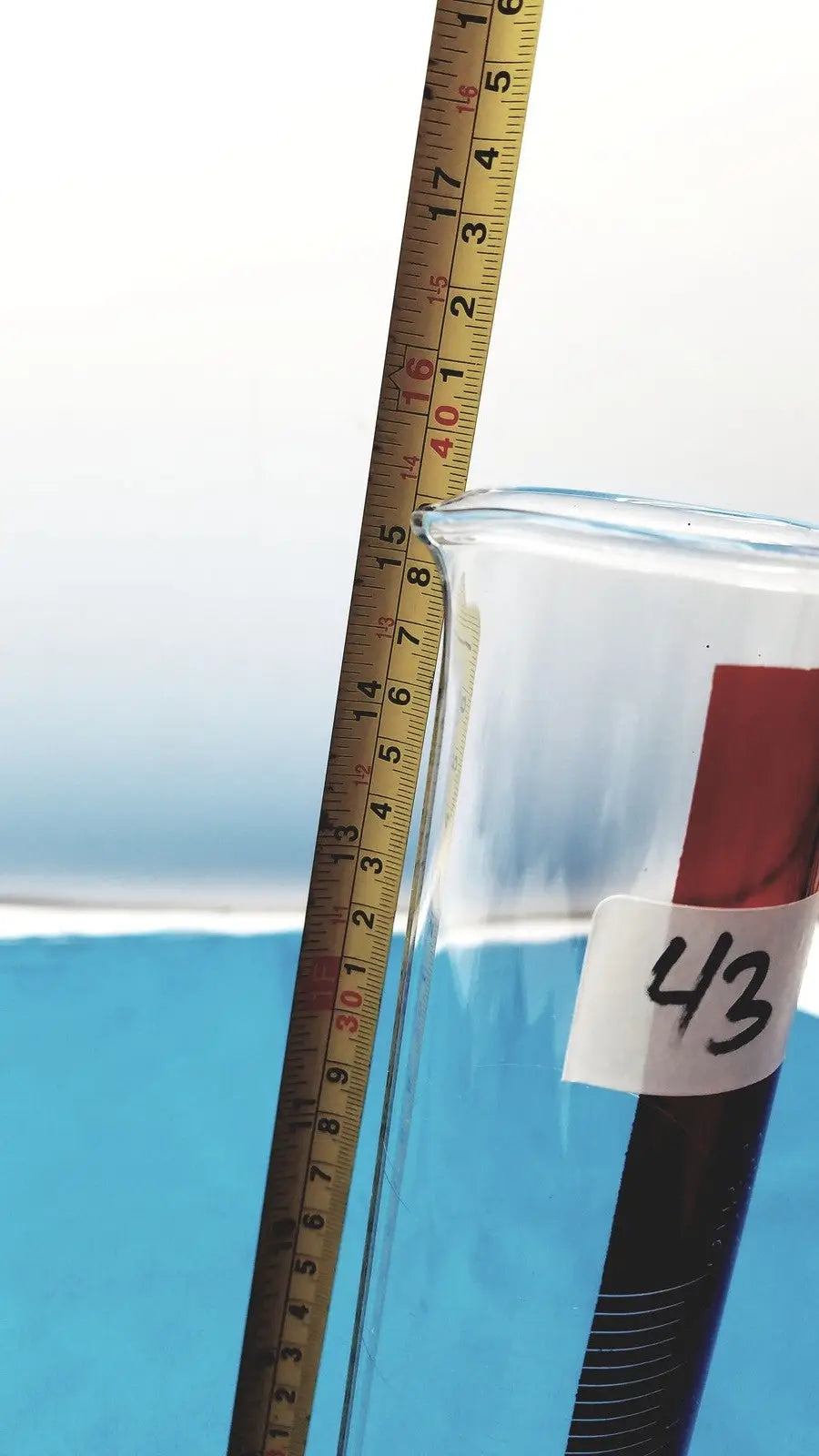 PYREX 500 mL Glass Graduated Mixing Cylinder – Lifetime Red Markings