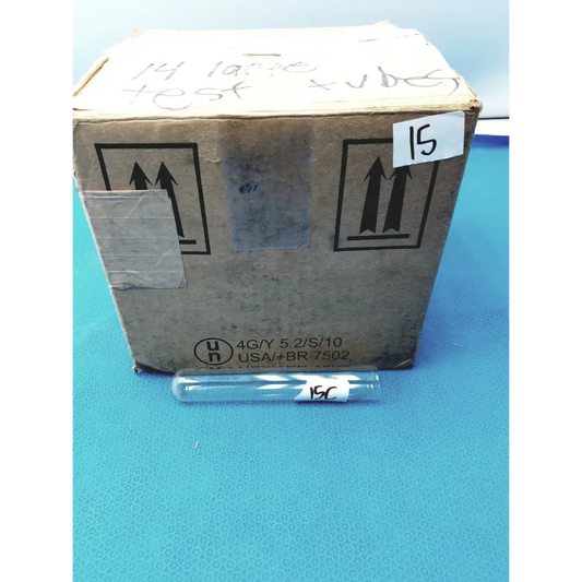 Pyrex 6’’ (25x150mm) Borosilicate Glass Test Tube 55ml Boiling with Rim - Laboratory Glassware