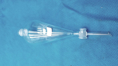 Pyrex 6404 Separatory Funnel Corning #27 Stopper 4 mm PTFE Valve Lab Glass 500m - Laboratory Glassware