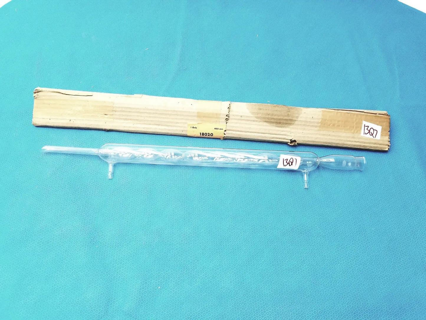 Pyrex Allihn Condenser  Jacketed Glass Column for Distillation Lab Equipment