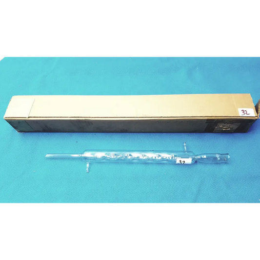 Pyrex Allihn Jacketed Glass Condenser Column 19’’ Distillation Lab Glassware - Laboratory