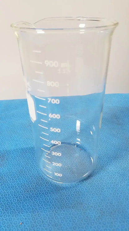 PYREX Beaker 1000 mL Glass Griffin Low Form Laboratory Ware