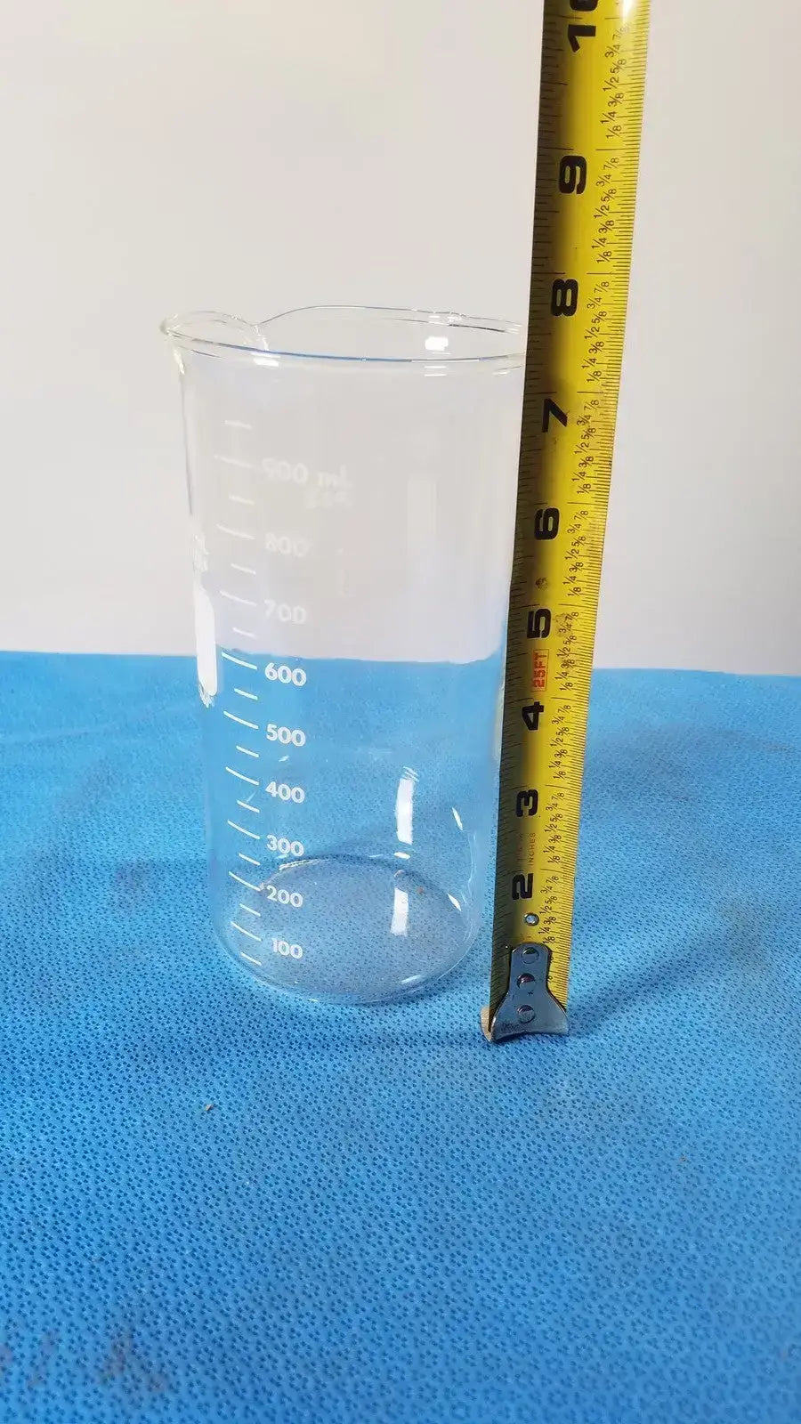PYREX Beaker 1000 mL Glass Griffin Low Form Laboratory Ware