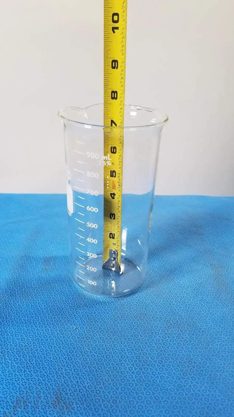 PYREX Beaker 1000 mL Glass Griffin Low Form Laboratory Ware
