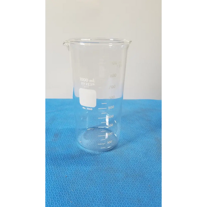 PYREX Beaker 1000 mL Glass Griffin Low Form Laboratory Ware