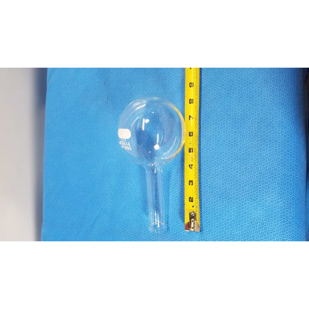 PYREX Boiling Flask 500 mL Long Neck Round Bottom Tooled Mouth