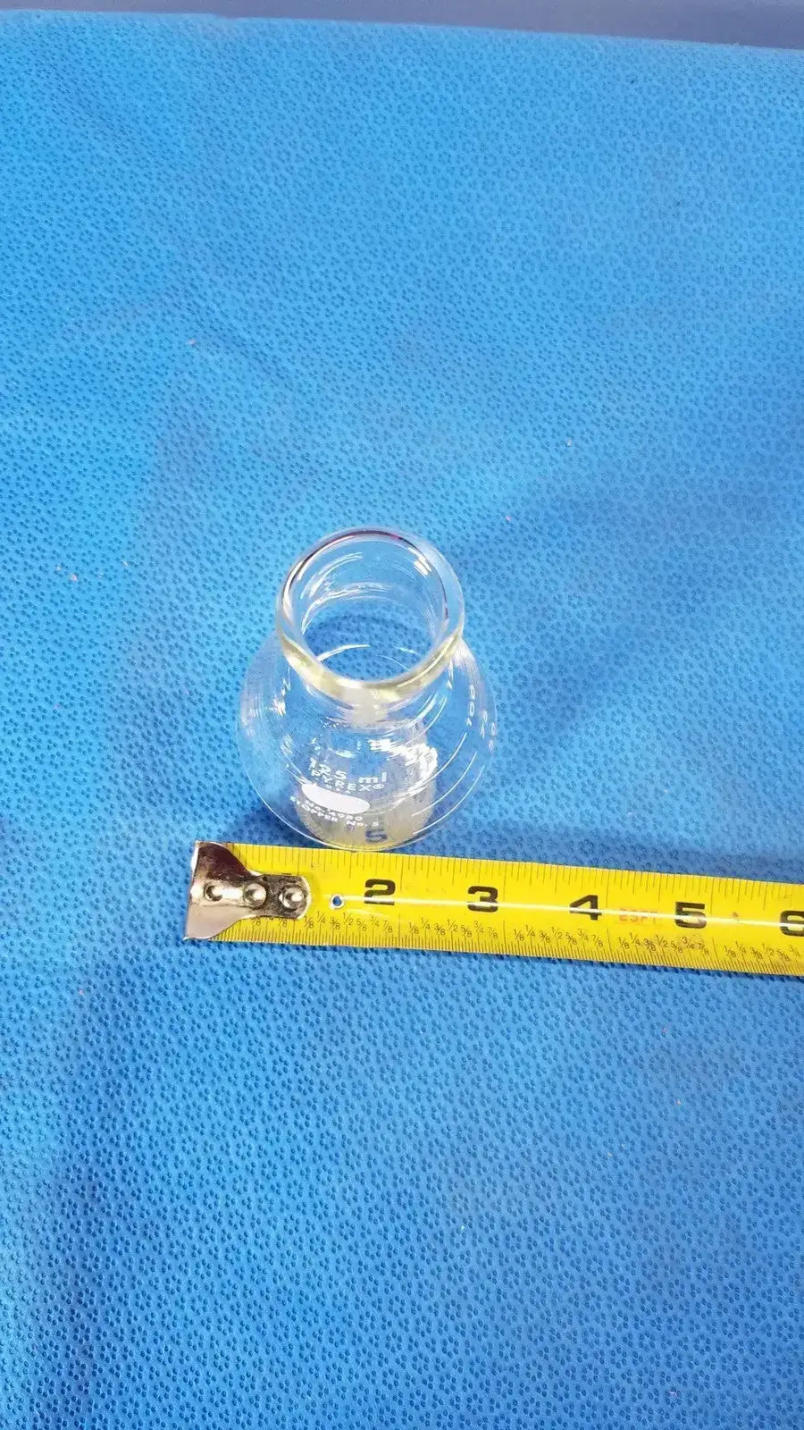 PYREX Erlenmeyer Flask 125 mL Glass Narrow Mouth Plain