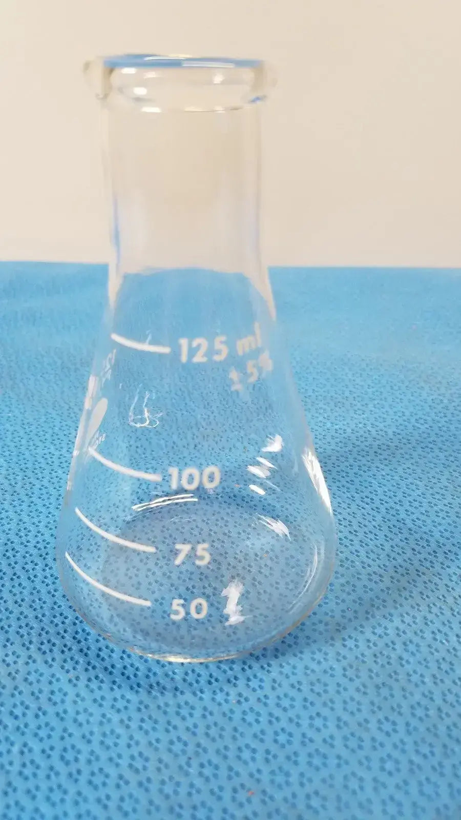 PYREX Erlenmeyer Flask 125 mL Glass Narrow Mouth Plain