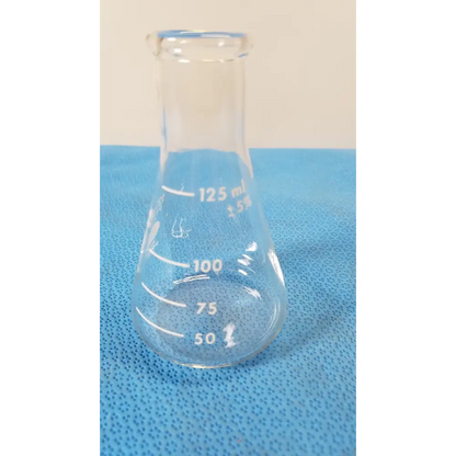 PYREX Erlenmeyer Flask 125 mL Glass Narrow Mouth Plain