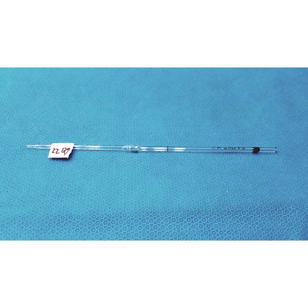 PYREX Glass 1mL Volumetric Pipette 7100-1B – Class A Bulb Style Reusable Lab P