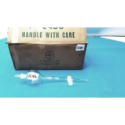 PYREX Glass 60mL Globe Separatory Funnel w/ 2mm Stopcock