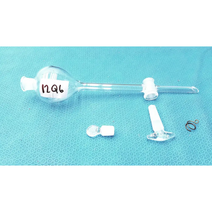 PYREX Glass 60mL Globe Separatory Funnel w/ 2mm Stopcock