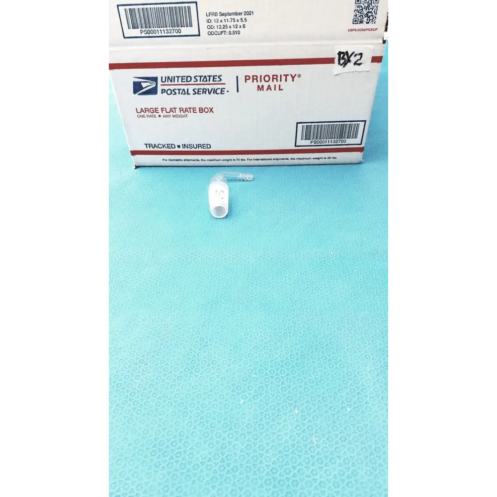 PYREX Glass Adapter – 24/40 Cone to Rubber Tubing Right-Angle Connection - Laboratory Hose Barb