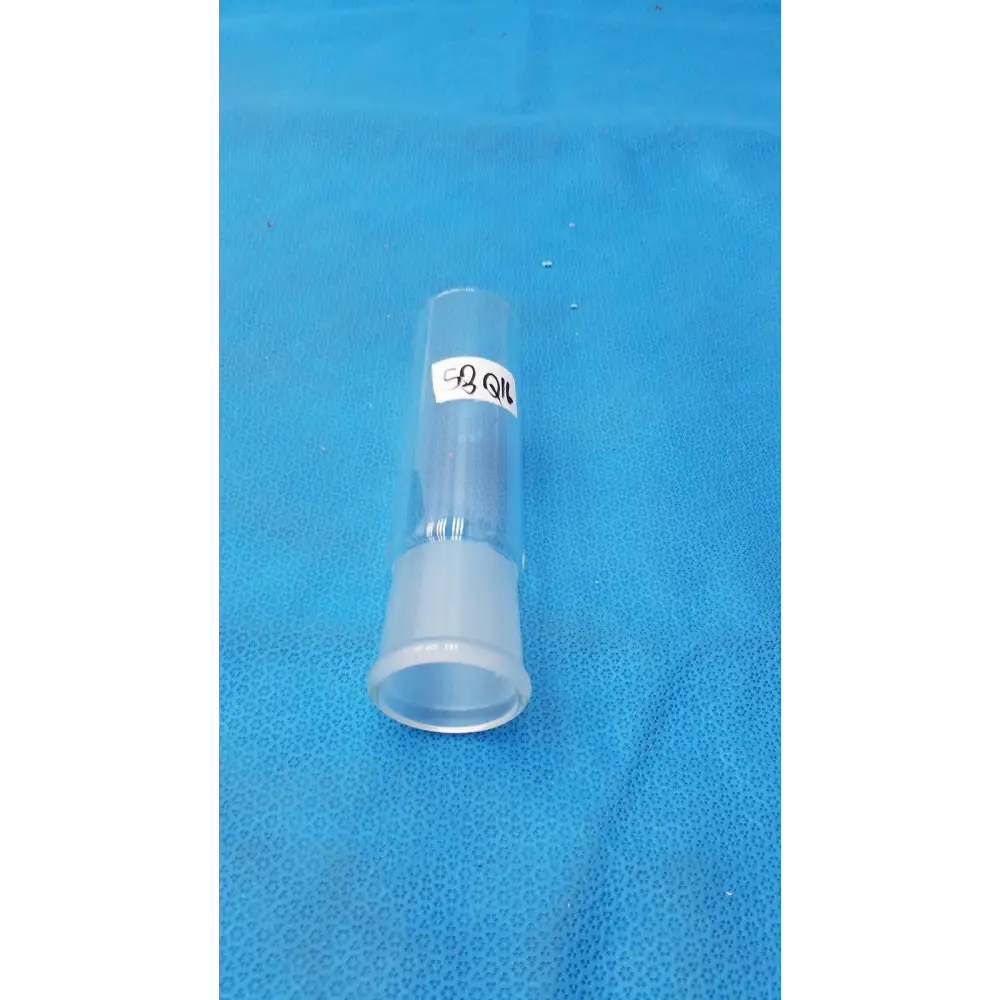 Clear plastic tube with a white label reading ’50 ml’ and frosted end cap.