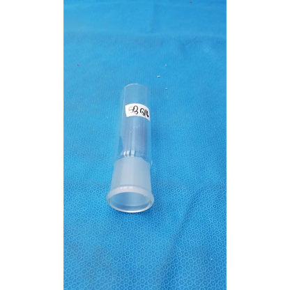 Clear plastic tube with a white label reading ’50 ml’ and frosted end cap.