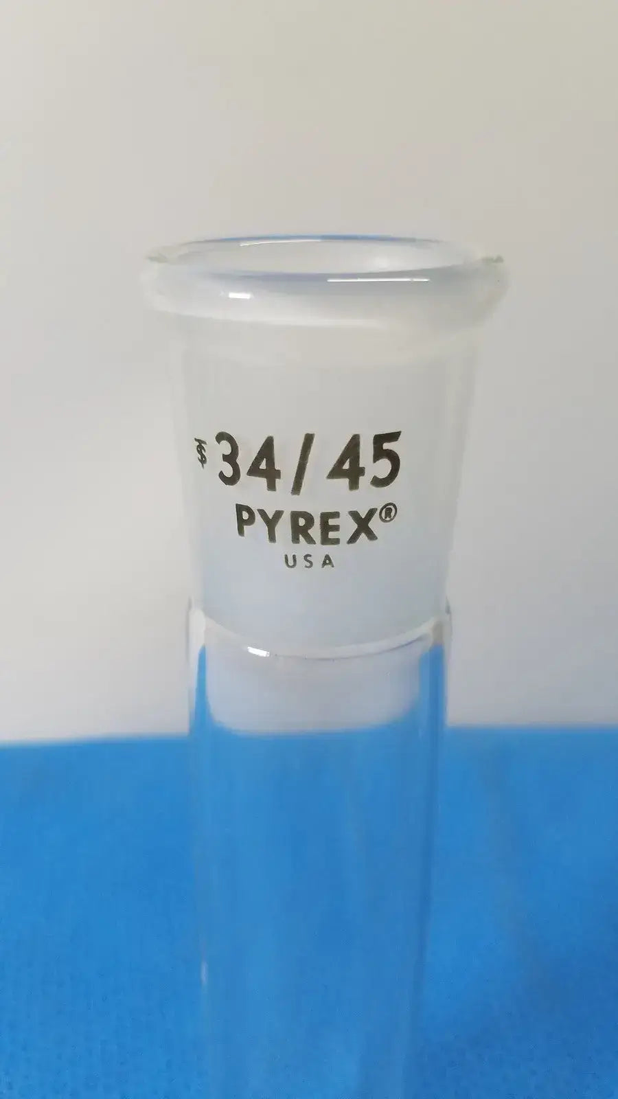 Pyrex Laboratory Glassware 34/45 Ground Outer Joint Full Length Borosilicate