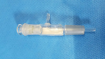 PYREX Laboratory Vacuum Adapter Glass 24/40 Ground Joint Borosilicate - Glassware
