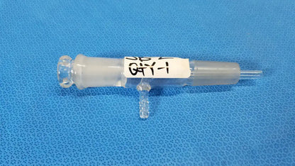 PYREX Laboratory Vacuum Adapter Glass 24/40 Ground Joint Borosilicate - Glassware