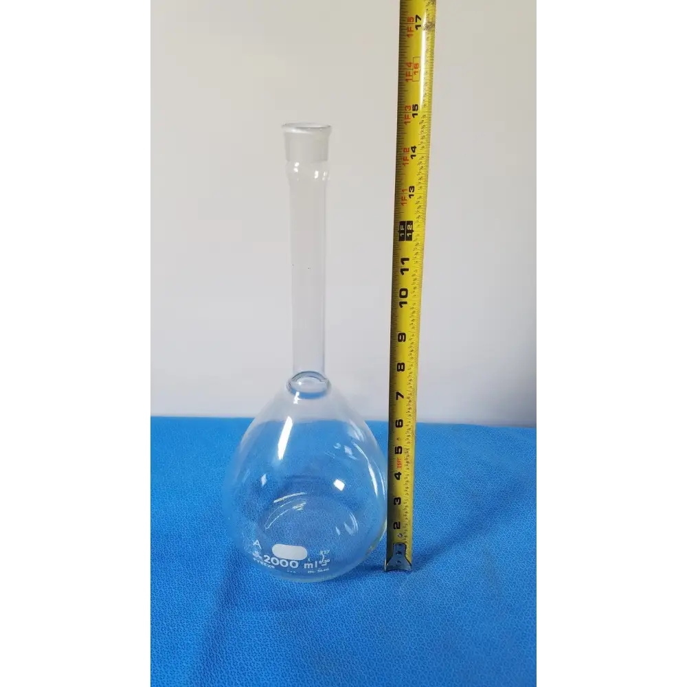 PYREX Volumetric Flask 2000 mL Class A Glass TC