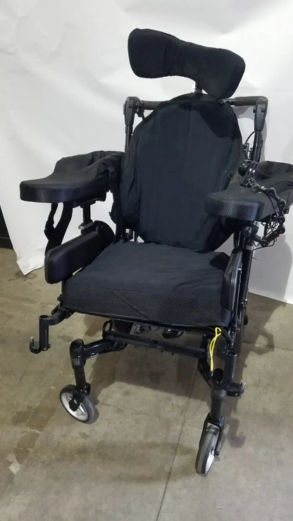 Quickie IRIS Tilt Wheelchair w/ Headrest & Comfort Seating Mobility Chair