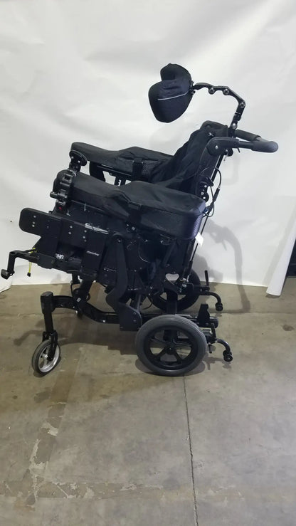 Quickie IRIS Tilt Wheelchair w/ Headrest & Comfort Seating Mobility Chair