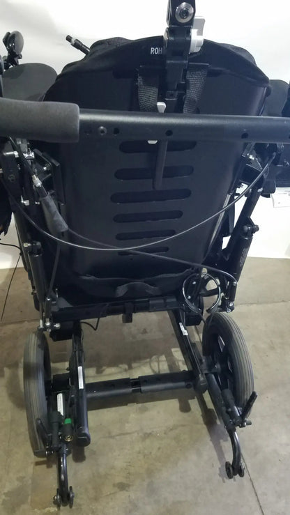 Quickie IRIS Tilt Wheelchair w/ Headrest & Comfort Seating Mobility Chair