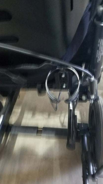 Quickie IRIS Tilt Wheelchair w/ Headrest & Comfort Seating Mobility Chair