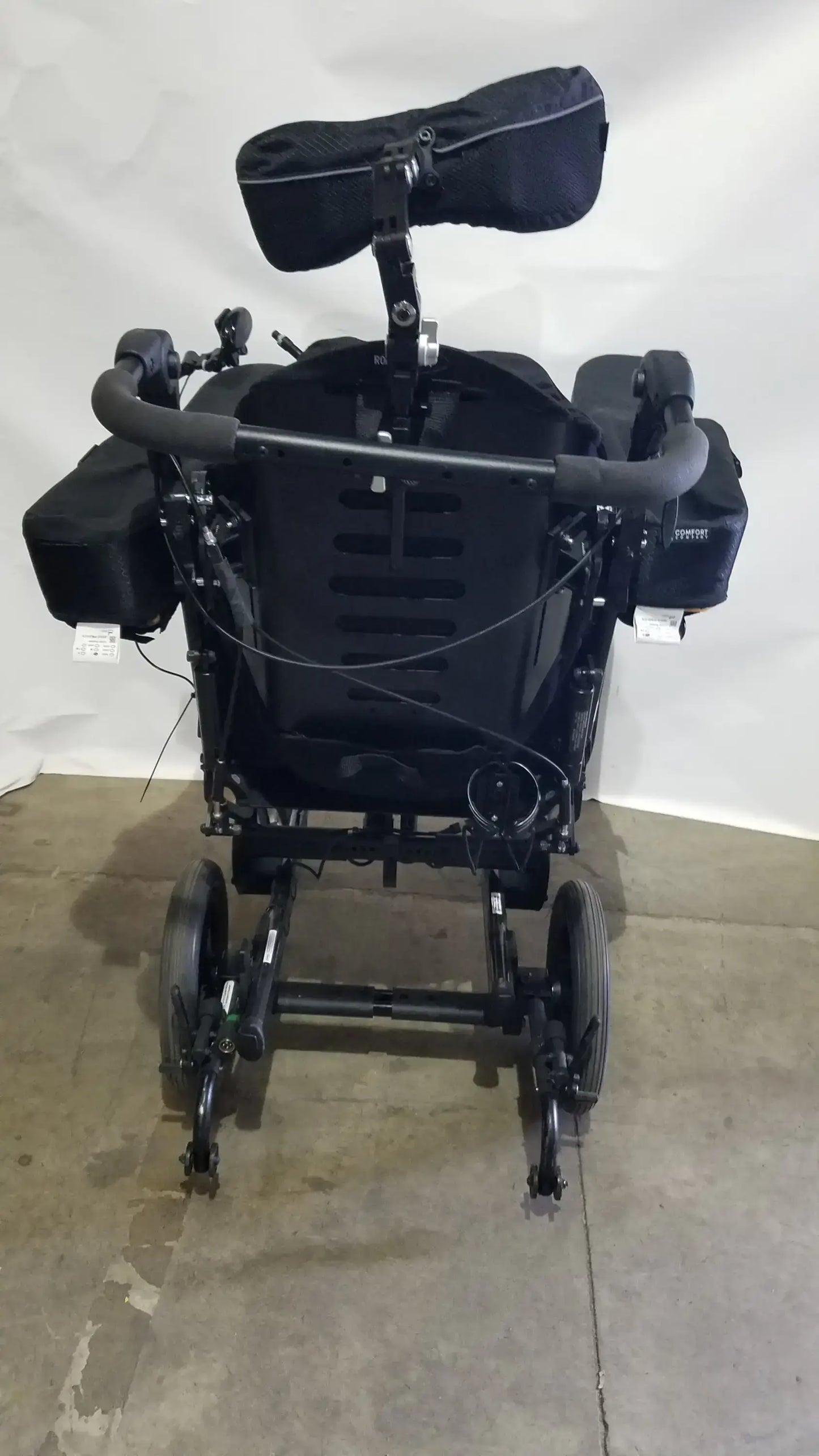 Quickie IRIS Tilt Wheelchair w/ Headrest & Comfort Seating Mobility Chair