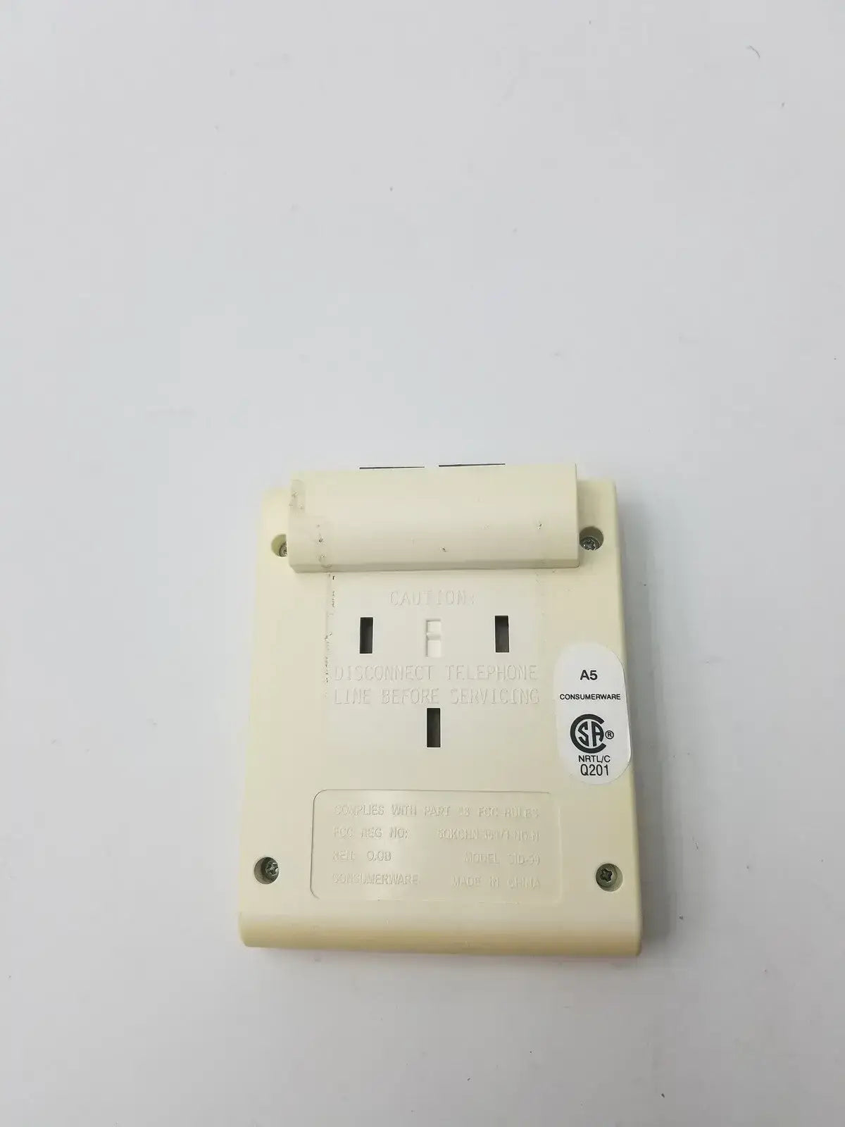 Qwest Type 1 Caller ID Adjunct Model SID-99 White - Display