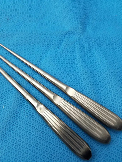 R-361 Spratt Bone Curette Stainless Steel Surgical Orthopedic - Lot of 3