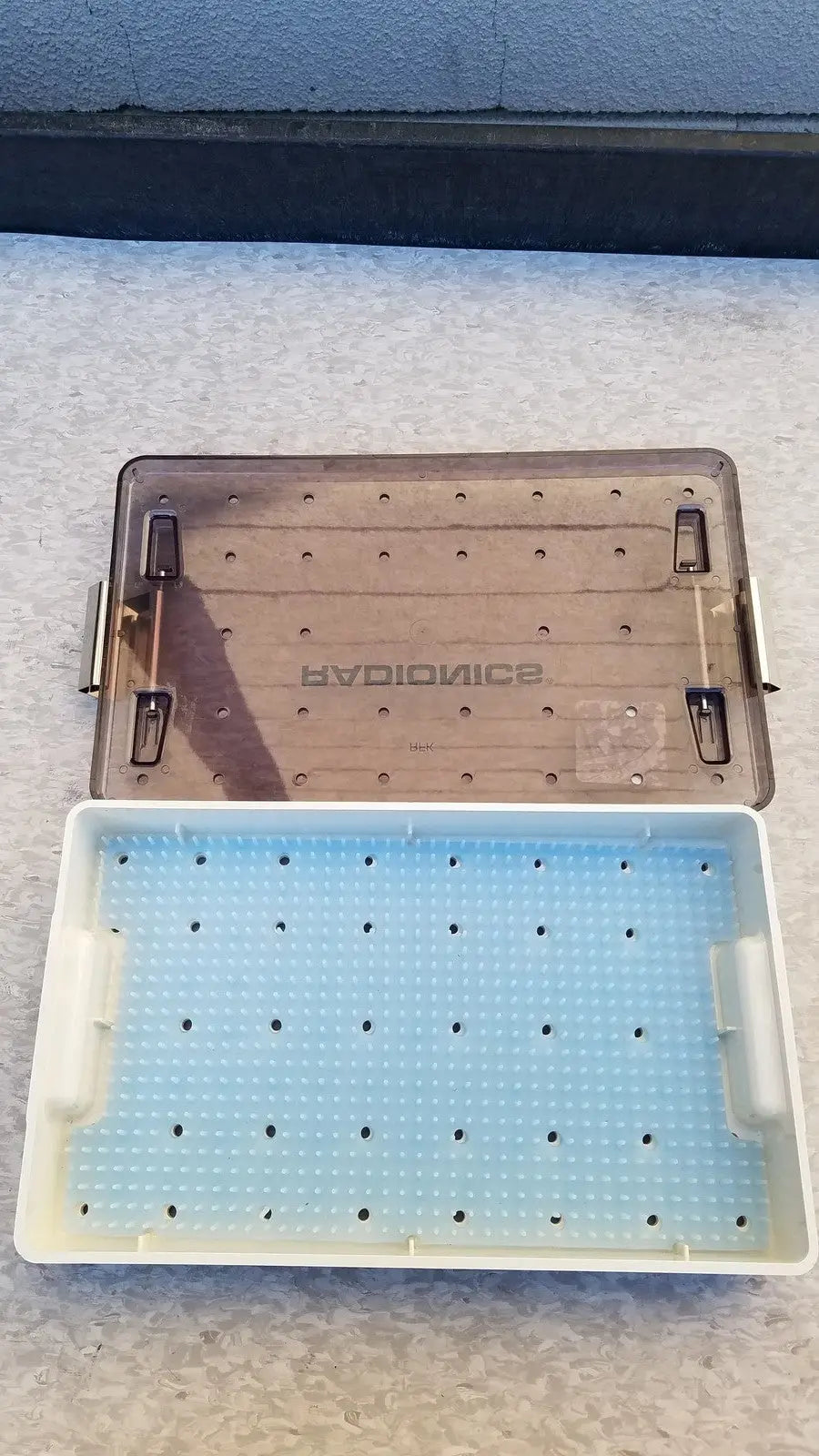 Radionics Surgical Sterlization Case Tray