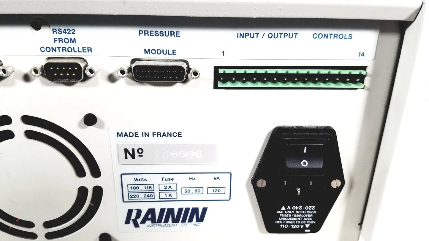 Rainin HPXL Solvent Deliivery System - Delivery