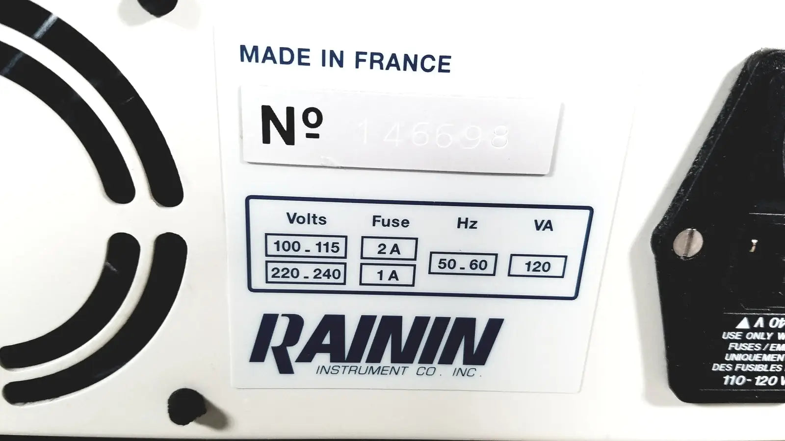 Rainin HPXL Solvent Deliivery System - Delivery