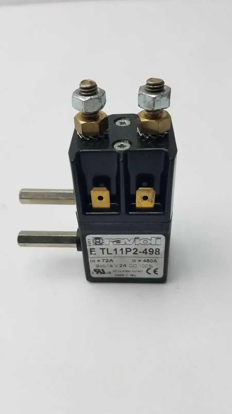 Ravioli Power contactor E TL11P2-498 In 72A Ir 480A Bobina V24 - DC Contactor