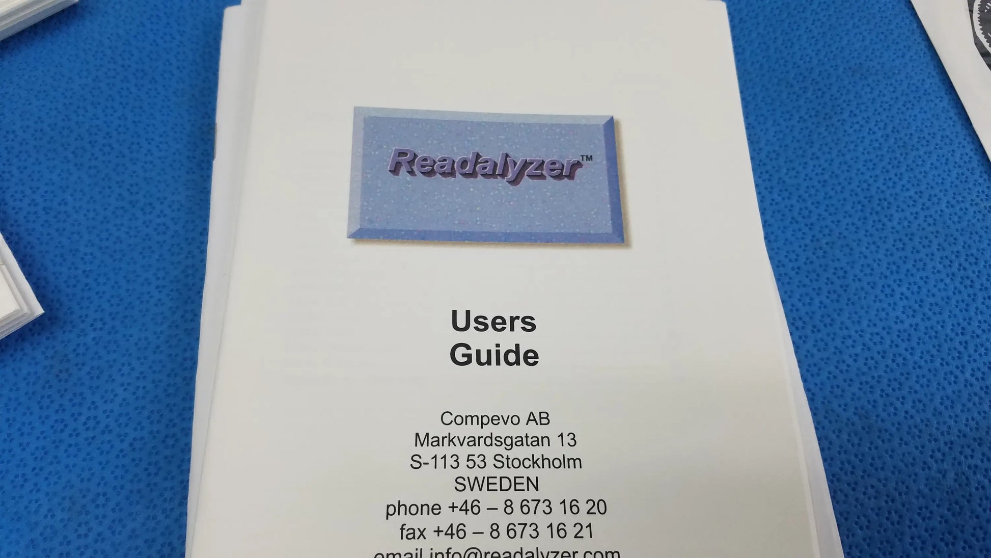 ReadAlyzer Eye-Movement Recording System - Eye Movement Tracking and Analysis